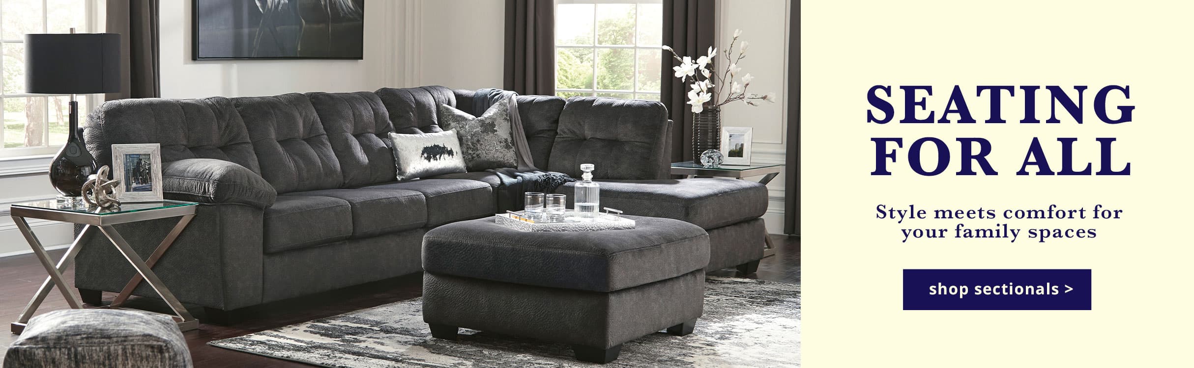 Seating for all Style meets comfort for your family spaces